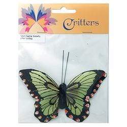 AussieSuperStore Art & Craft Essentials Critters Butterfly Feather 12cm Critters Butterfly Feather 12cm | Craft Party Embellishment 9323823160968 CRIT021