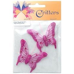 AussieSuperStore Art & Craft Essentials Critters Butterfly Gauze 6.5cm (in 6 colours) Critters Butterfly Gauze 6.5cm (in 6 colours) | Craft Embellishment