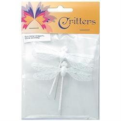 AussieSuperStore Art & Craft Essentials Critters Butterfly Glitter 8cm (in 2 colours) Critters Butterfly Glitter 8cm (in 2 colours) | Craft Embellishment