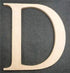 AussieSuperStore Art & Craft Essentials D Wooden Alphabet Letter - A to Z Wooden Alphabet Letter - A to Z | Craft Wooden Shapes |  Wooden Shapes WLMD