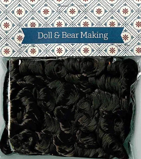 AussieSuperStore Art & Craft Essentials Dark Brown Doll Curly Hair 30g (in 6 colours) Doll Curly Hair 30g (in 6 colours) | Doll Making Accessories DH930DBN