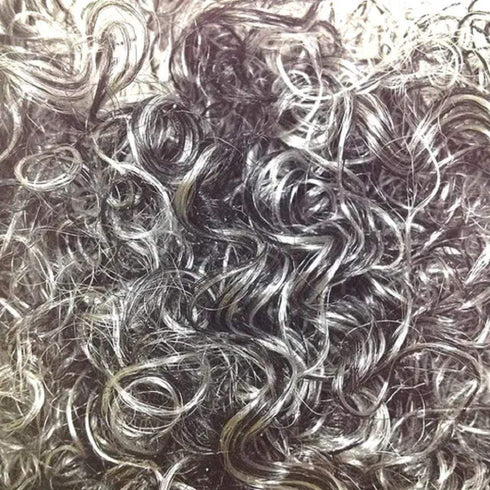 AussieSuperStore Art & Craft Essentials Dark Grey Curly Hair 25g (in 6 colours) Curly Hair 25g (in 6 colours) | Doll Making Accessories HAIRDGY