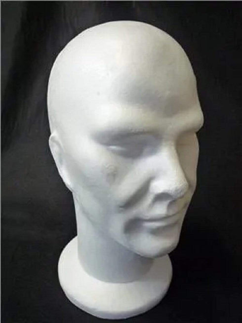 AussieSuperStore Art & Craft Essentials Deco Foam Mannequin Head Deco Foam Mannequin Head | Deco foam Polystyrene Shapes