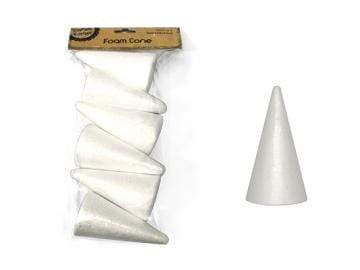 AussieSuperStore Art & Craft Essentials DecoFoam Cone DecoFoam Cone | Decofoam Polystyrene Cone 9320760177875 CRAFT 177875