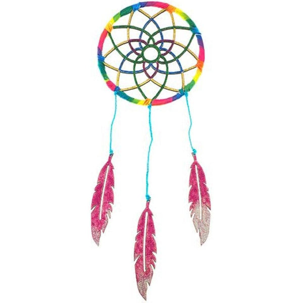 AussieSuperStore Art & Craft Essentials DIY Multi Colour Dream Catcher DIY Multi Colour Dream Catcher | Dreamcatcher Supplies | Dreamcatcher Craft Kit KIT114