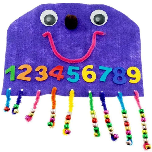 AussieSuperStore Art & Craft Essentials DIY Octopus Number Counting Kit DIY Octopus Number Counting Kit | DIY Kits for Kids | Craft Kits for Kids KIT129