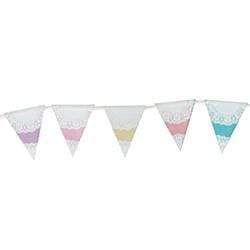 AussieSuperStore Art & Craft Essentials Doily Pastel Craft Bunting (in 7 styles) Craft Bunting (in 7 styles) | Paper Bunting | Party Bunting 9323823176655 JBS139