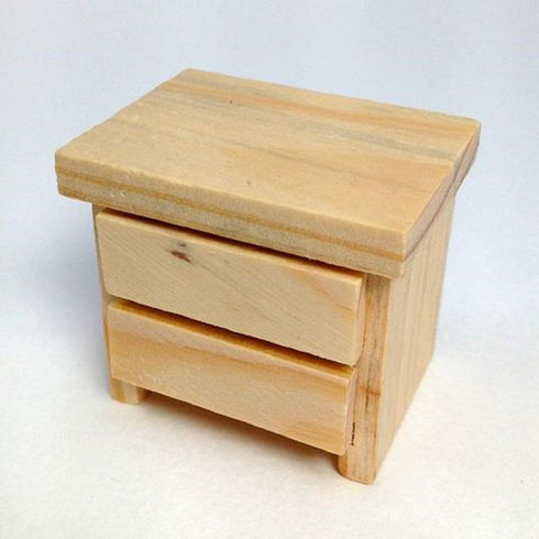 AussieSuperStore Art & Craft Essentials Doll Furniture Bedroom Table Doll Furniture Bedroom Table | Craft Doll House Furniture | Miniature Furniture | Fairy House WO9DF10