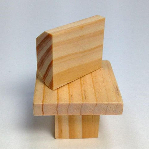 AussieSuperStore Art & Craft Essentials Doll House Furniture - Small Table and TV Doll House Furniture - Small Table and TV | Craft Doll House Furniture | Miniature Furniture | Fairy House WO9DF8