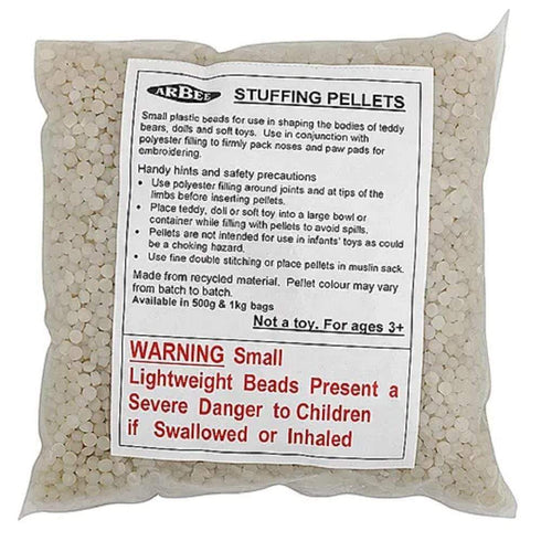 AussieSuperStore Art & Craft Essentials Doll Stuffing Pellets 1Kg Doll Stuffing Pellets 1Kg | Doll Making Accessories | Doll Making Stuff BP9100