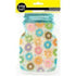 AussieSuperStore Art & Craft Essentials Donut Mason Jar Zip Lock Bags (in 2 dimensions) Donut Mason Jar Zip Lock Bags | Mason Jar Zipper Bags Food Storage Snack Sandwich