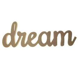 AussieSuperStore Art & Craft Essentials Dream Sign 80x225mm Wooden Craft Shapes Signs (in 3 styles) Wooden Shapes Signs (in 3 styles) | Craft Wooden Shapes | Wood crafts 9331468051398 VCWD18