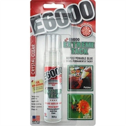 AussieSuperStore Art & Craft Essentials E6000 Extreme Tack Clear Craft Glue E6000 Extreme Tack Clear Craft Glue | Craft Adhesive | Jewellery Making Glue | Clear Glue 076818014041 GLU2002