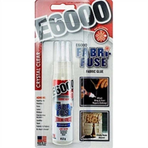 AussieSuperStore Art & Craft Essentials E6000 Fabri-Fuse Clear Craft Glue E6000 Fabri-Fuse Clear Craft Glue | Fabric Glue | Craft Adhesive | Jewellery Making Glue | Clear Glue 076818014034 GLU2001