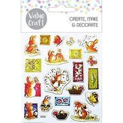 AussieSuperStore Art & Craft Essentials Easter Stickers Easter Stickers | Scrapbooking Stickers | Embellishments 9331468052715 VCEAS18044