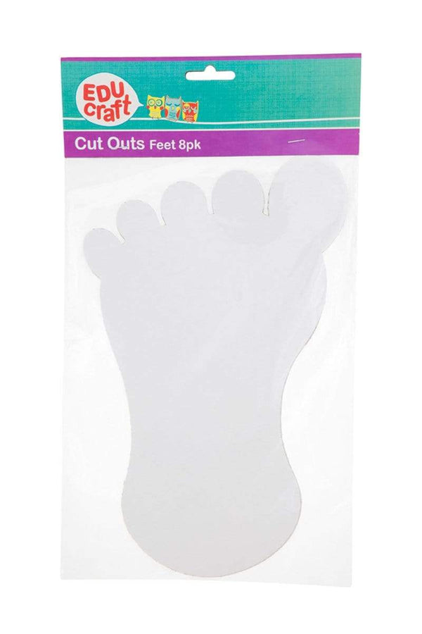 AussieSuperStore Art & Craft Essentials Educraft Paper Feet Educraft Paper Feet | Children's Craft Kits | Diy Kits 9311960381728 0381720
