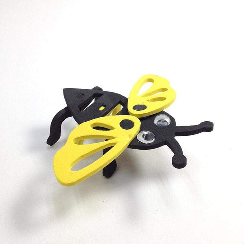 AussieSuperStore Art & Craft Essentials EVA Foam Bee Kit EVA Foam Bee Kit | Kid's Craft Foam Shapes FB9K5