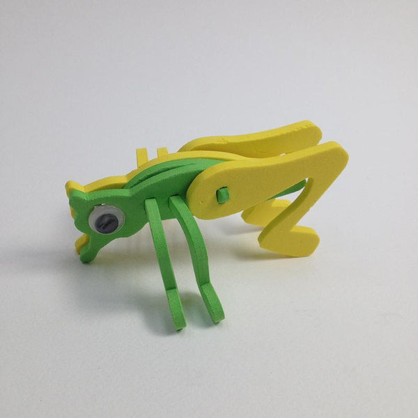 AussieSuperStore Art & Craft Essentials EVA Foam Grasshopper Kit EVA Foam Grasshopper Kit | Kid's Craft Foam Shapes FB9K4