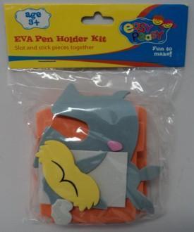 AussieSuperStore Art & Craft Essentials EVA Foam Pen Holder Bunny Kit EVA Foam Pen Holder Bunny Kit | Kid's Craft Foam Shapes EV9PHKB