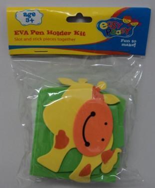 AussieSuperStore Art & Craft Essentials EVA Giraffe Pen Holder EVA Giraffe Pen Holder | Kid's Craft Foam Shapes EV9PHKG