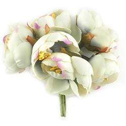 AussieSuperStore Art & Craft Essentials Fabric Peony Flowers Fabric Peony Flowers | Artificial Flower Party Decoration 9331468058458 FCFL07