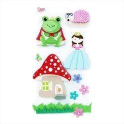 AussieSuperStore Art & Craft Essentials Fairytale 11pcs Kids Theme 3D Stickers (in 7 styles) Kids Theme 3D Stickers | Scrapbooking Stickers | Embellishments 9323823176457 JBS135