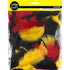 AussieSuperStore Art & Craft Essentials Feathers Red/Black/Yellow Feathers Red/Black/Yellow | Artificial Feathers | Synthetic Feathers 9331468060567 VCF49