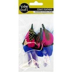 AussieSuperStore Art & Craft Essentials Feathers with Loops (in 3 varieties) Feathers with Loops (in 3 varieties) | Artificial Craft Feathers