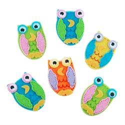 AussieSuperStore Art & Craft Essentials Felt Owls Felt Owls | Scrapbooking Stickers | Embellishment 9331468045496 VCFLT07