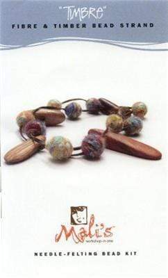 AussieSuperStore Art & Craft Essentials Fibre & Timbre Felting Bead Kit Fibre & Timbre Felting Bead Kit | DIY Craft Kits for Kids DF9KITTI