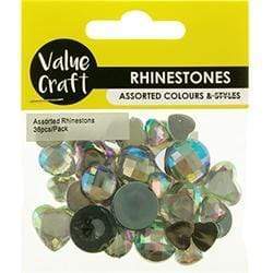 AussieSuperStore Art & Craft Essentials Flat Back Crystal AB Flat Back Crystal AB | Craft Embellishments 9331468051565 VJY240