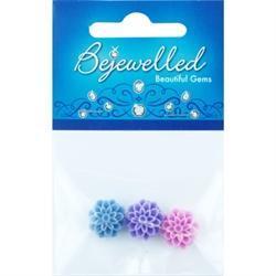 AussieSuperStore Art & Craft Essentials Flat Back Resin Roses 14mm Flat Back Resin Roses 14mm | Scrapbooking Stickers | Embellishment 9323823187460 RH040