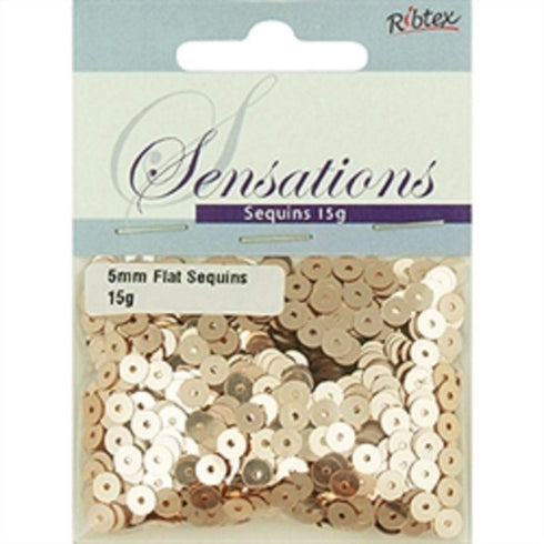 AussieSuperStore Art & Craft Essentials Flat Rose Gold Sequins Flat Rose Gold Sequins | Craft Embellishment | Art & Craft Essentials | Sequins Beads | Embroidery Stones 9323823205744 SQ19001