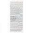 AussieSuperStore Art & Craft Essentials Flat Stickers - Glitter Alphabet Lowercase Silver Flat Stickers - Glitter Alphabet Lowercase Silver | Scrapbooking Stick 9331468038931 VCFS27