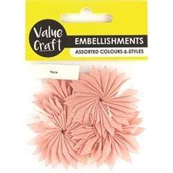 AussieSuperStore Art & Craft Essentials Flower Chiffon Embellishments (in 4 colors) Flower Chiffon Embellishments (in 4 colors) | Craft Embellishment | Scrapbooking Embellishment