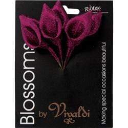 AussieSuperStore Art & Craft Essentials Foam Glitter Lily (in 2 colors) Foam Glitter Lily | Floral Craft Supplies | Floral Embellishments