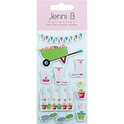 AussieSuperStore Art & Craft Essentials Gardening 3D stickers Gardening 3D stickers | Scrapbooking Embellishment 9323823192983 JB16017