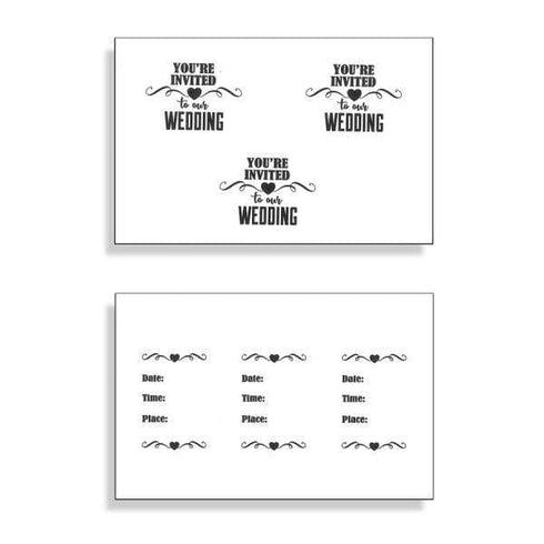 AussieSuperStore Art & Craft Essentials Gina K Designs Foil Mates Invitations (in 3 styles) Gina K Designs Foil Mates Invitations | Craft Foil Invitation Papers