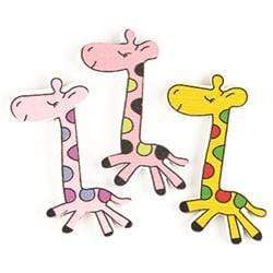 AussieSuperStore Art & Craft Essentials Giraffe Embellishments 5cm Giraffe Embellishments 5cm | Craft Embellishment | Scrapbooking Embellishment 9331468058670 VCEMB09