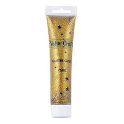 AussieSuperStore Art & Craft Essentials Glitter Glue Gold Glitter Glue Gold | Kids Craft Glitter Glue 9331468048152 VCGG02