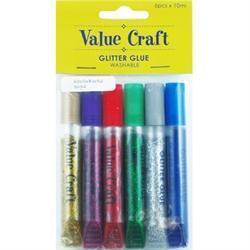 AussieSuperStore Art & Craft Essentials Glitter Glue Pens Glitter Glue Pens | Kids Craft Glitter Glue 9331468006503 VCTP5