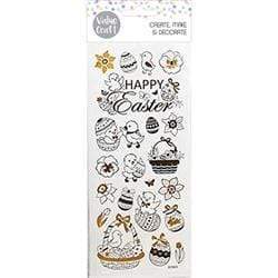 AussieSuperStore Art & Craft Essentials Gold Chicks & Eggs Easter Foil Stickers (in 3 styles) Easter Foil Stickers (in 3 styles) | Scrapbooking Stickers | Embellishments 9331468052807 VCEAS18053