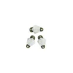 AussieSuperStore Art & Craft Essentials Grub Rose with Leaves (in 6 colors) Grub Rose with Leaves | Artificial Flower Party Decoration