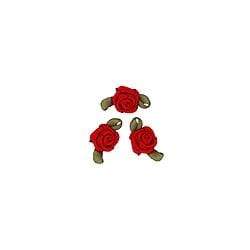 AussieSuperStore Art & Craft Essentials Grub Rose with Leaves (in 6 colors) Grub Rose with Leaves | Artificial Flower Party Decoration