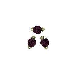 AussieSuperStore Art & Craft Essentials Grub Rose with Leaves (in 6 colors) Grub Rose with Leaves | Artificial Flower Party Decoration