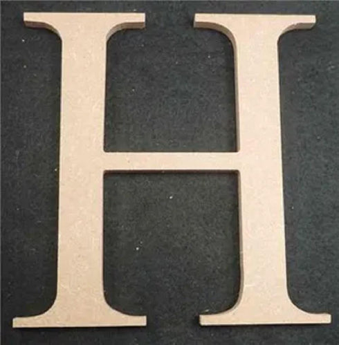 AussieSuperStore Art & Craft Essentials H Wooden Alphabet Letter - A to Z Wooden Alphabet Letter - A to Z | Craft Wooden Shapes |  Wooden Shapes WLMH