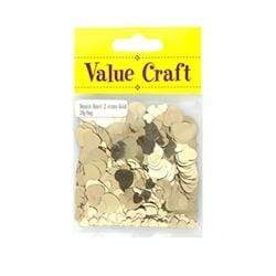 AussieSuperStore Art & Craft Essentials Hearts Gold Glitter Shape Hearts Gold Glitter Shape | Craft Glitter Shape 9331468001959 VCSQ12