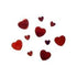 AussieSuperStore Art & Craft Essentials Hearts Red Glitter Shape Hearts Red Glitter Shape | Craft Glitter Shape 9331468001942 VCSQ11