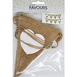 AussieSuperStore Art & Craft Essentials Hessian Decorative Banner Mr & Mrs Hessian Decorative Banner Mr & Mrs | Hessian Bunting | Jute Bunting | Party Bunting | Craft Bunting 9323823194680 FAV17073