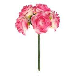 AussieSuperStore Art & Craft Essentials Hot Pink Foam Rose with 5 Head (in 8 colors) Foam Rose with 5 Head | Artificial Craft Flower Party Decoration 9323823151102 RBF09HP